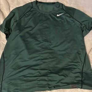 Nike Men's Green Swim Shirt